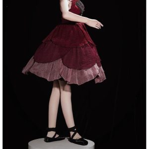 Gorgeous Red Lolita Fashion Dress for Summer