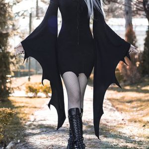 Gothic Dress for Women - Y2K Cosplay Costume