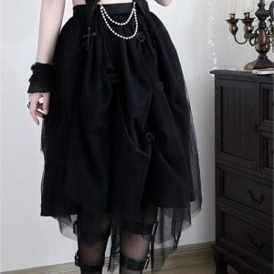 Gothic Lolita Dress - Black Summer Fashion Set