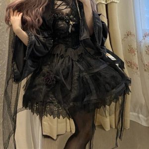 Gothic Streetwear High Waist Dress - SEO optimized