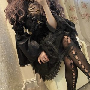 Gothic Streetwear High Waist Dress - SEO optimized