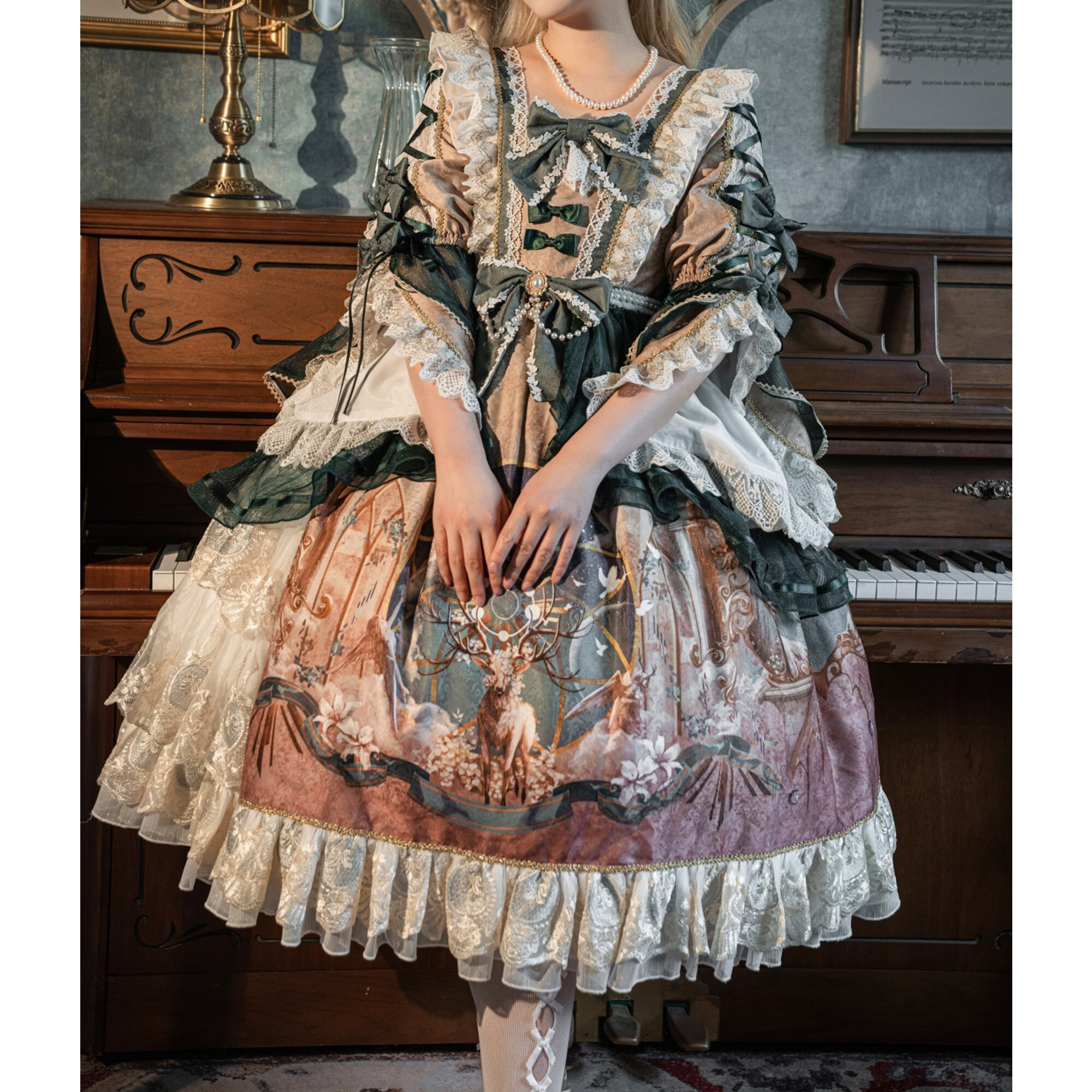 Green Lolita Dress - Cute and Kawaii Fashion for Princess Cosplay
