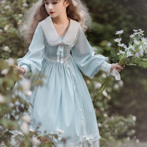 Handmade Gothic Lolita Princess Dress - Y2K Clothing