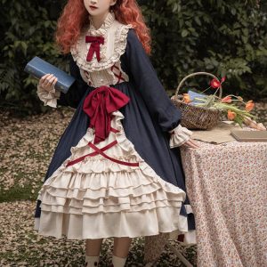 Handmade Gothic Lolita Princess Dress - Y2K Clothing