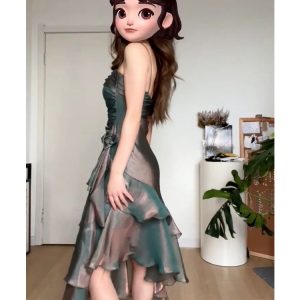 Handmade Greek Goddess Mermaid Prom Dress