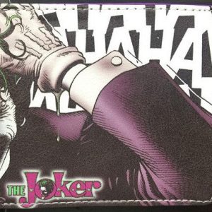 Handmade Leather Joker Wallet - Unique Y2K-inspired Design