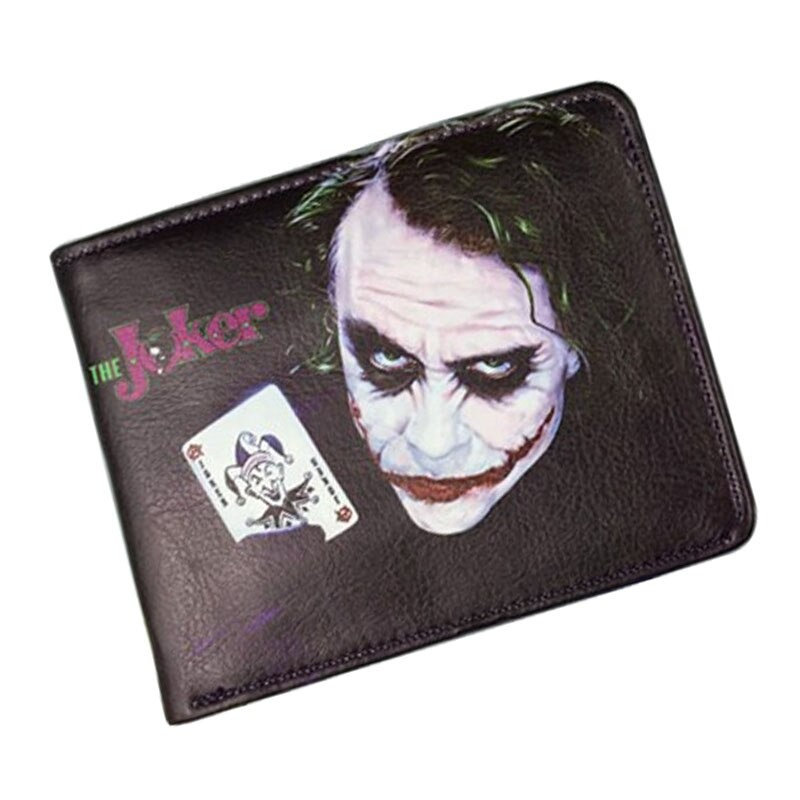 Handmade Leather Joker Wallet - Unique Y2K-inspired Design