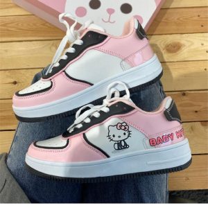 Hello Kitty Women's Kawaii Schoolgirl Graffiti Shoes