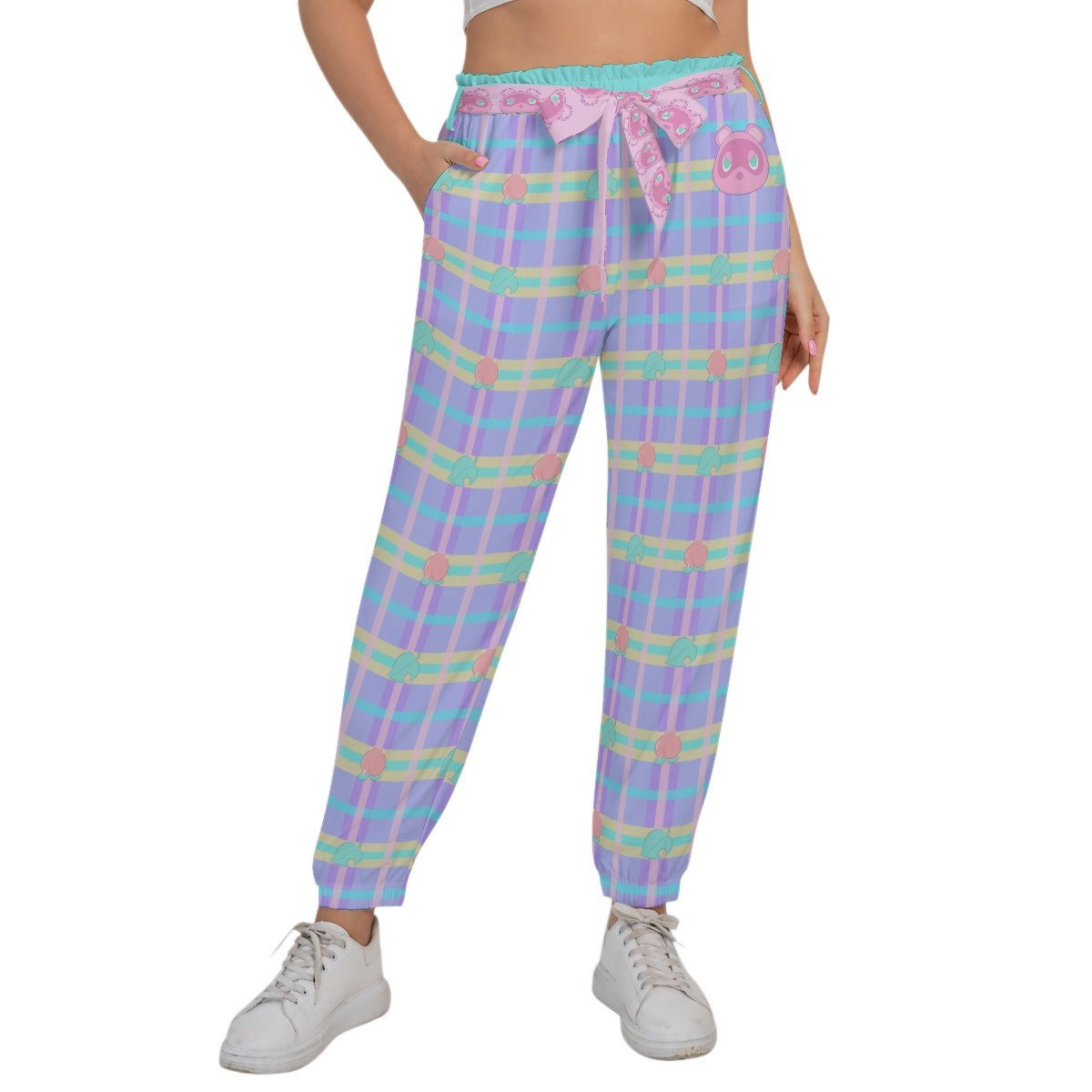 High Waist Kawaii Animal Crossing Pants