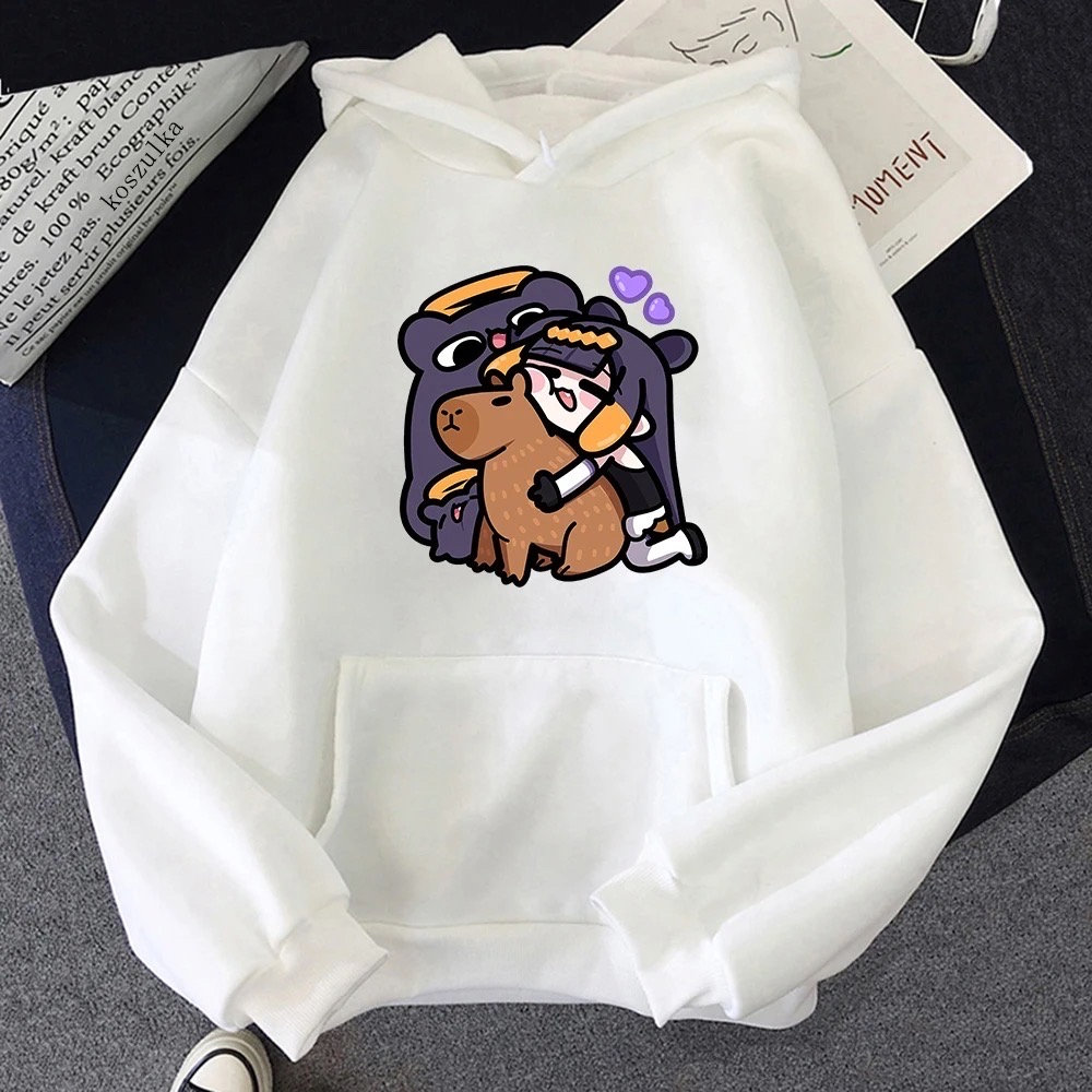 Ina'nis Takodachi Hoodie - Cute Capybara Sweatshirt