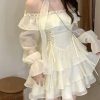 Japanese Style Ruffles Fairy Dress - Y2K Fashion Trend