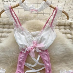 Kawaii Anime Lingerie Set - Sexy Cosplay Costume