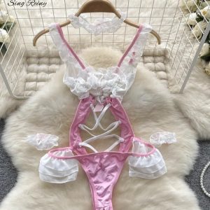 Kawaii Anime Lingerie Set - Sexy Cosplay Costume