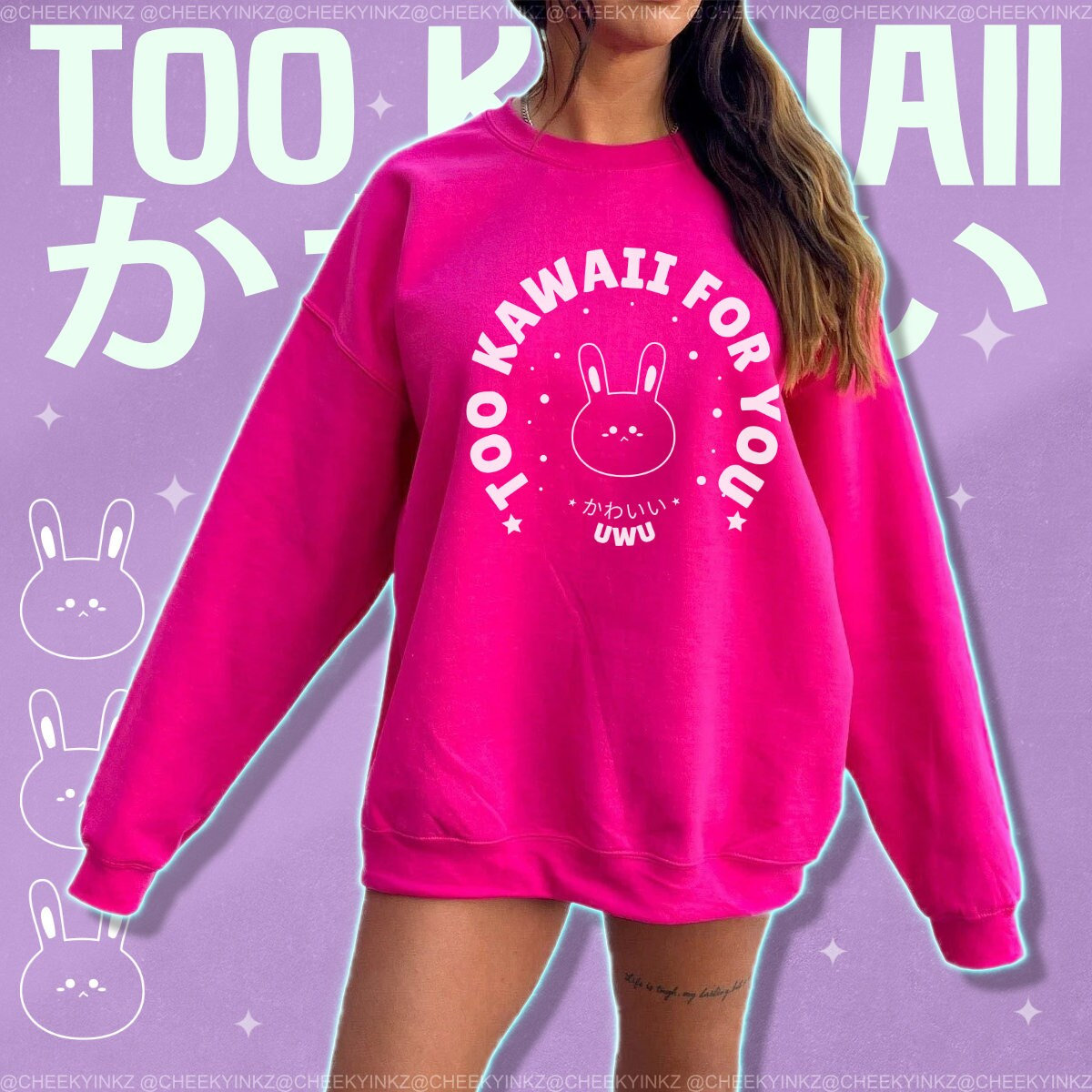 Kawaii Bunny Sweatshirt - Harajuku E-Girl/E-Boy Gamer Gift