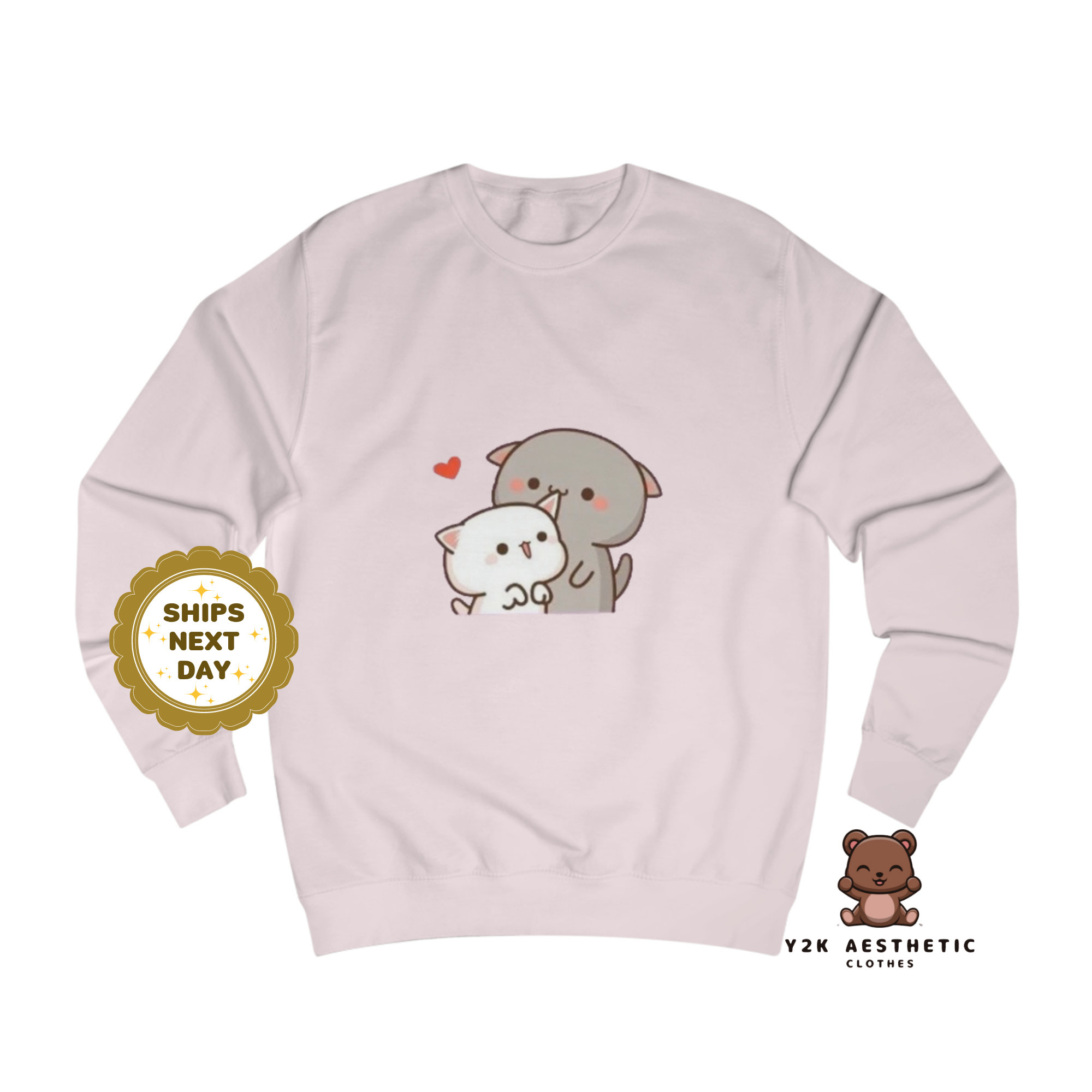 Kawaii Cartoon Sweatshirt - Y2K Aesthetic Unisex Crewneck