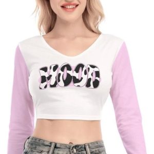 Kawaii Cow Print Crop Top | Harajuku Egirl Aesthetic