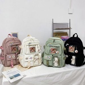 Kawaii Harajuku Backpack - Waterproof Schoolgirl Tote Bag