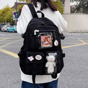 Kawaii Harajuku Backpack - Waterproof Schoolgirl Tote Bag