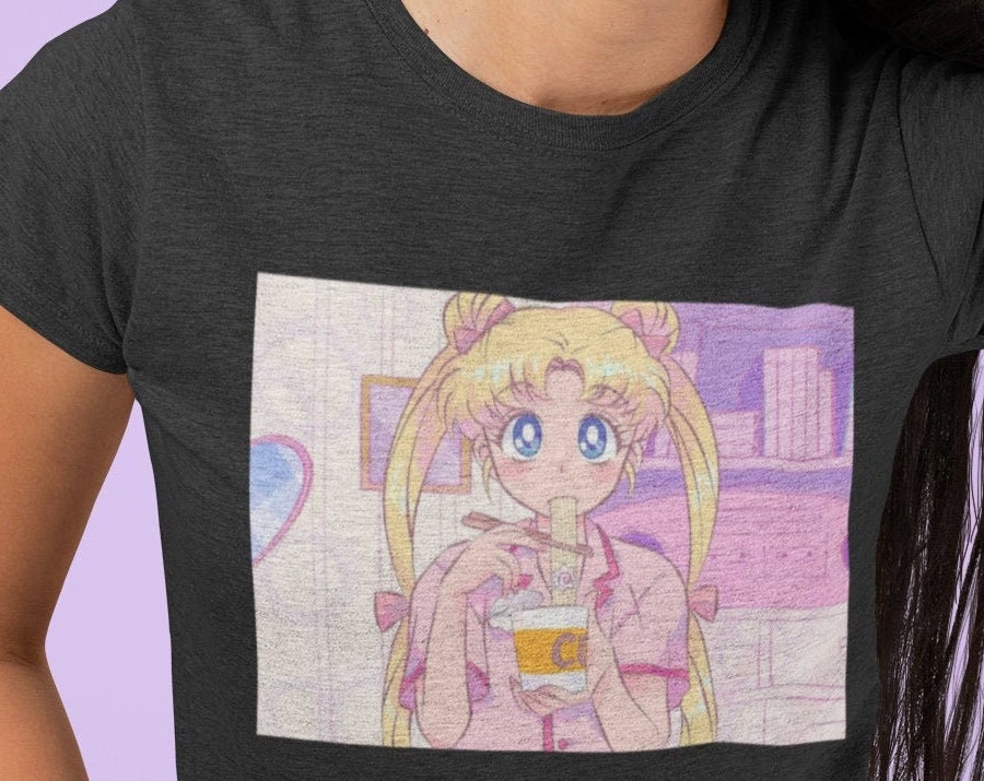 Kawaii Sailor Moon Anime Shirt - Y2K Harajuku Clothing
