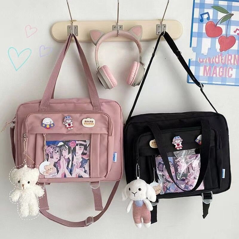 Kawaii Schoolgirl Shoulder Bag for High School Girls