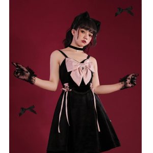 Kawaii Sexy Sleeveless Y2K Lolita Dress