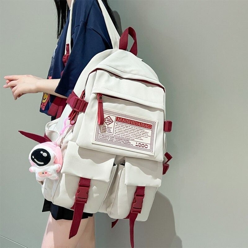 Kawaii Waterproof Schoolgirl Backpack - Harajuku Style