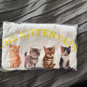 Kitten Club Graphic Tee - Y2K Clothing