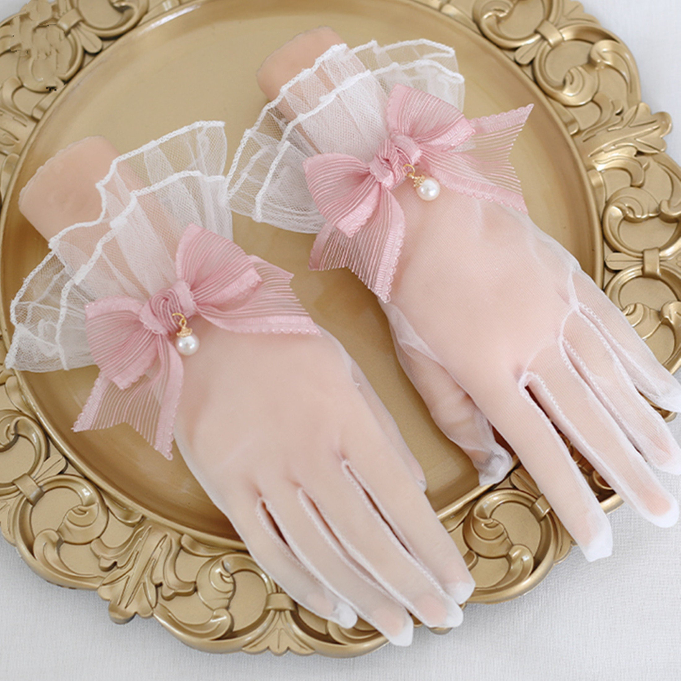 Lace Gloves for Tea Parties and Cosplay