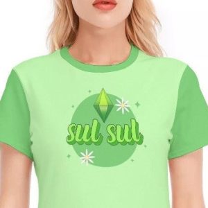 Ladies Y2K Plumbob Shirt | Sul Sul and Daisy Design