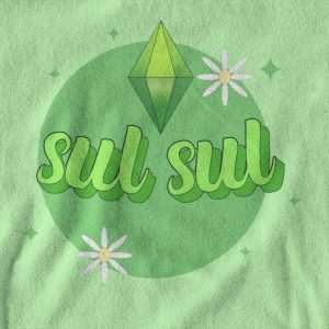 Ladies Y2K Plumbob Shirt | Sul Sul and Daisy Design