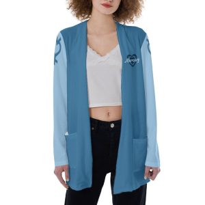 Mercury Symbol Astrology Cardigan - Cute Y2K Clothing