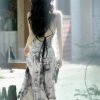 Modern Hanfu Dress Women, Open Back Sunscreen Cardigan