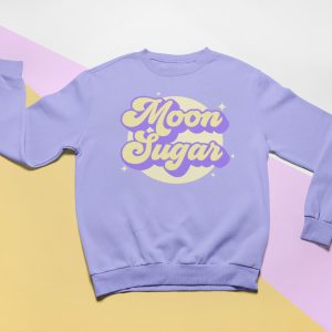 Moon Sugar Sweatshirt - Lilac E-Girl Clothing