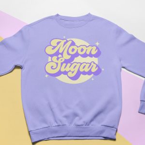 Moon Sugar Sweatshirt - Lilac E-Girl Clothing