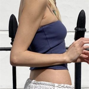 Navy Blue Bandeau Tube Top - Y2K Clothing Fashion