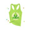 Neon Streetwear Aesthetic Racerback Tank Top