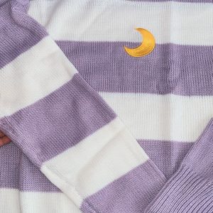 Pastel Lilac Sailor Moon Sweater