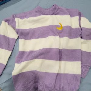 Pastel Lilac Sailor Moon Sweater