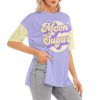 Pastel Moon Child T-shirt With Hem Split