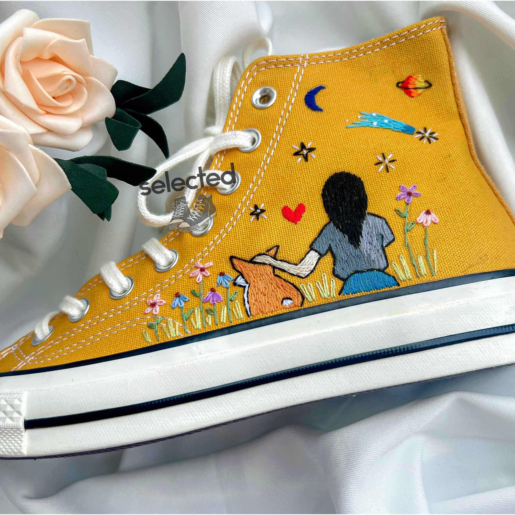 Personalized Embroidered Converse Sneakers - Customize Your Style