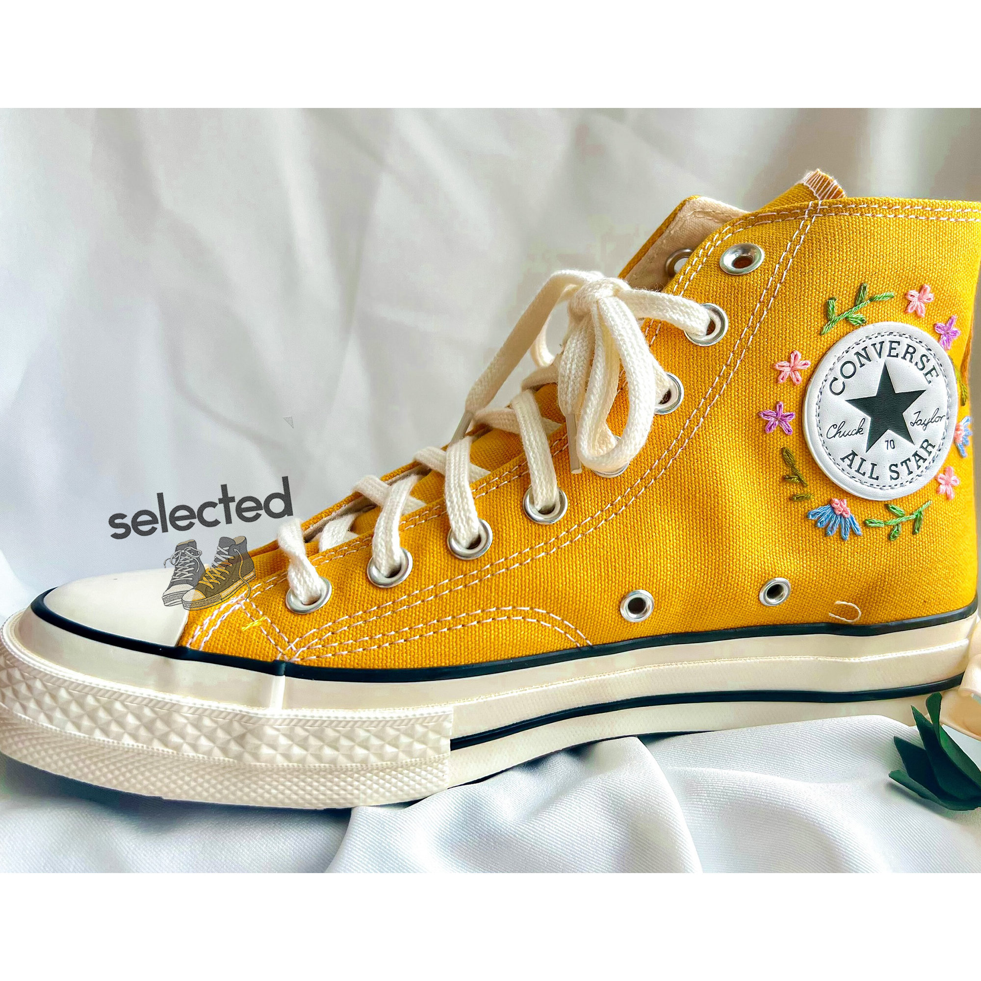 Personalized Embroidered Converse Sneakers - Customize Your Style