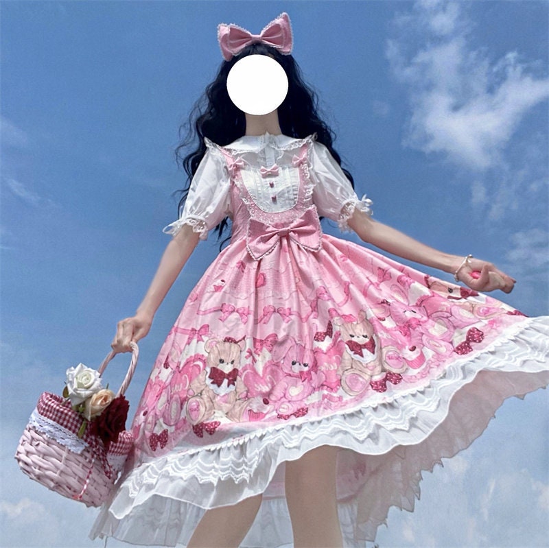 Pink Lolita Dress - Sweet and Cute Women's Fashion