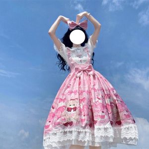 Pink Lolita Dress - Sweet and Cute Women's Fashion