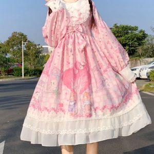 Pink Lolita Dress - Sweet Fairy Princess Fashion