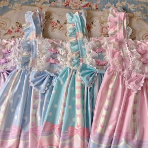 Pink Lolita Dress - Sweet Sleeveless Fairy Fashion