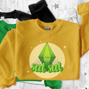 Plumbob Sweatshirt | Sul Sul and Daisy | Cozy Unisex Crewneck