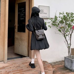 Preppy Style Korean Fashion Dress for Women