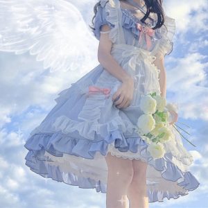 Princess Blue Lolita Dress - Y2K Clothing