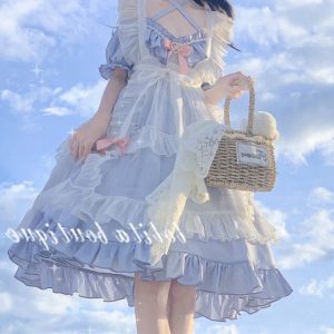 Princess Blue Lolita Dress - Y2K Clothing