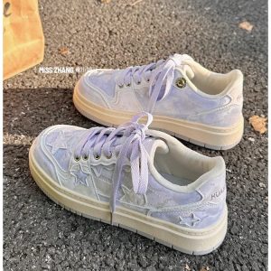 Purple Kaalixto Sneakers - Y2K Fashion Statement Footwear